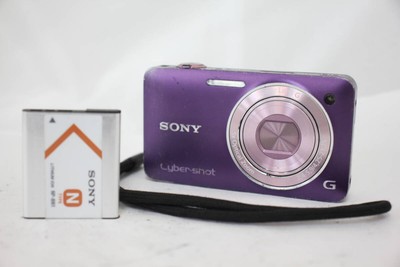 N.MINT SONY Cyber Shot DSC-WX5 Purple Digital Camera 5x Zoom 12.2