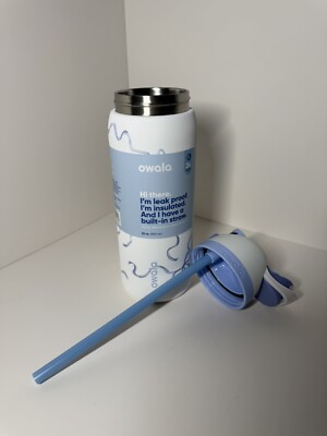 値下げ中‼️ owala UO限定 水筒 リボン 水色 Owala UO Exclusive