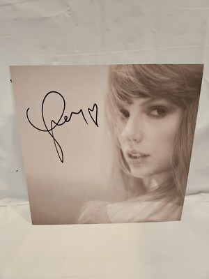 Taylor Swift TTPD サイン入りハート付きCD Taylor Swift Heart Signed