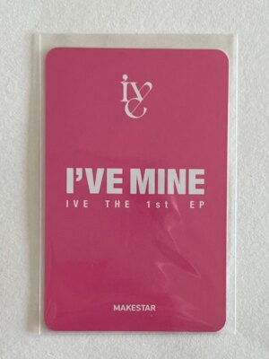 IVE 1st EP I'VE MINE OFFICIAL Photocard + Makestar Fan Sign Event