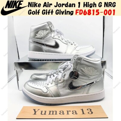 Nike Air Jordan 1 High G NRG Golf Gift Giving Silver FD6815-001