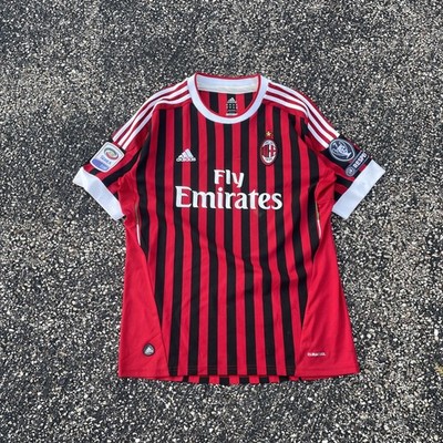 Zlatan Ibrahimovic AC Milan 2011-2012 Soccer Jersey Adidas