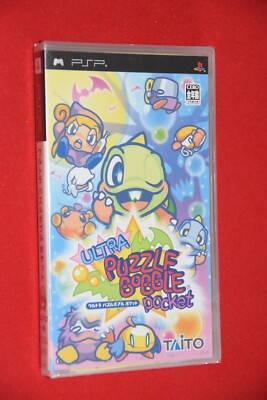 NEW SEALED Ultra Puzzle Bobble Pocket Sony PlayStation Portable