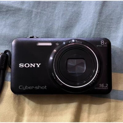 Sony Cyber Shot DSC-WX60 Digital Camera 16.2MP 8x Compact Black 80