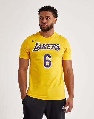 DR6380-728] Mens Nike LEBRON JAMES LA LAKERS T-SHIRT | eBay