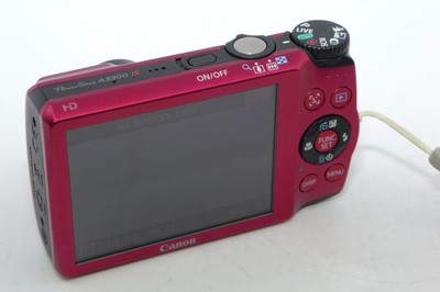 Canon PowerShot A3500 IS 16.0MP Digital Camera - Red for sale