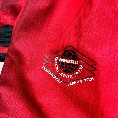 Vtg 1996/1998 LS Umbro Manchester United Cantona Football Jersey