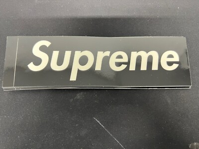 Supreme Black Box Logo Sticker - NEW! | eBay