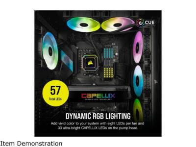 CORSAIR iCUE H150i ELITE CAPELLIX Liquid CPU Cooler - NEXT DAY