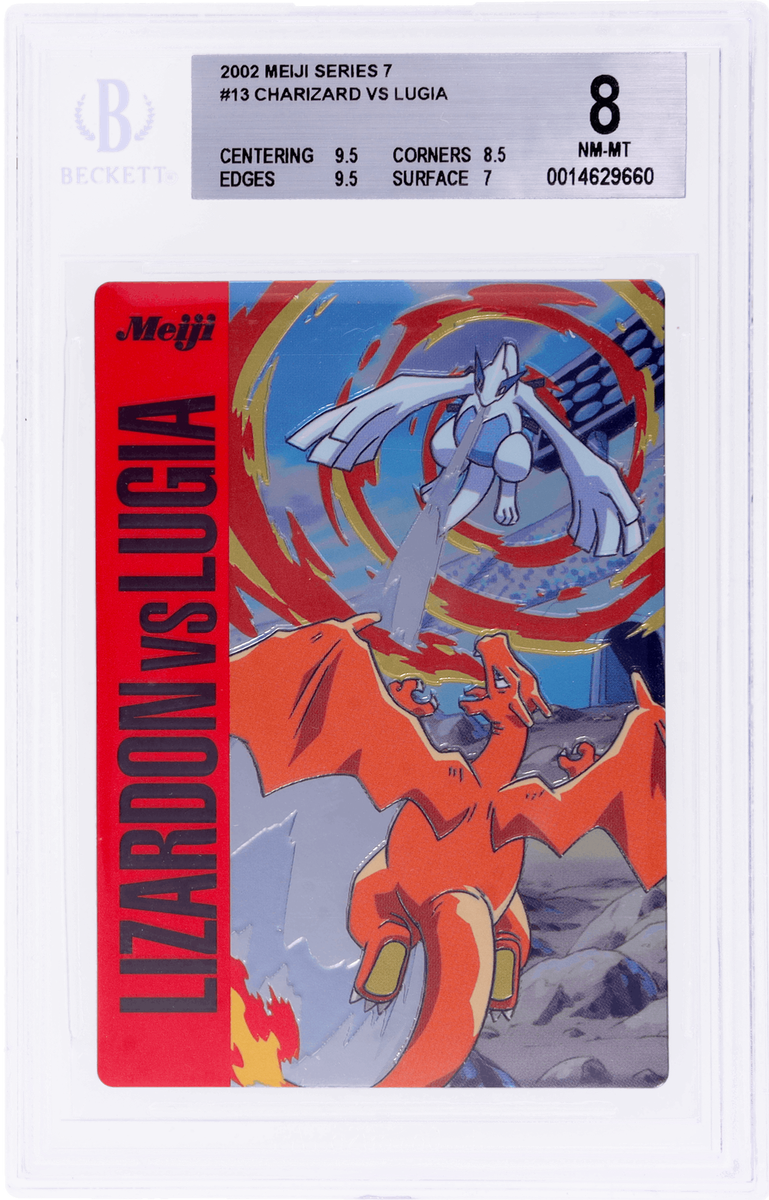 2002 Pokemon Meiji Series 7 Charizard Vs Lugia #13 BGS 8 | eBay
