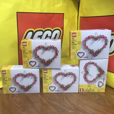 🩷LEGO Valentine Heart Ornament Building Toy 40638) Valentines Day