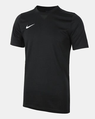 Nike Men DRI-FIT PARK VII S/S Tee Shirts Training Black Shirt