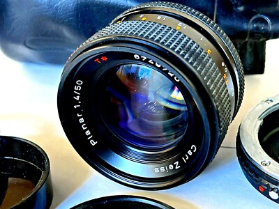 Contax Carl Zeiss Planar T* 50mm F/1.4 Lens CY Mount MMJ From