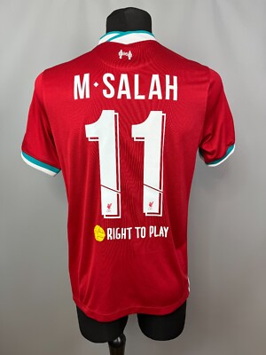 LIVERPOOL 2020 2021 SALAH HOME SHIRT FOOTBALL SOCCER JERSEY NIKE
