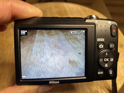 Nikon COOLPIX A100 Compact Digital Camera Silver 20.0MP Tested