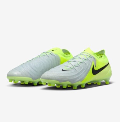 NIKE Phantom GX 2 Elite AG FJ2554-003 Metallic Silver Volt Black