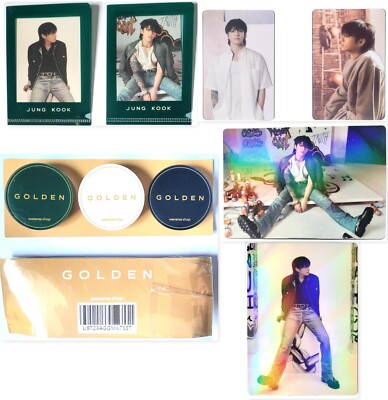 BTS JUNGKOOK GOLDEN OFFICIAL WEVERSE -PHOTOCARD -GRIPTOK -STANDEE