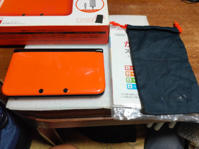 Limited Pack Nintendo new 3DS LL XL Console only Orange x Black