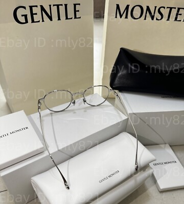 GentleMonster Sunglasses BOLD - EP 02 Silver Frame Clear Lenses | eBay