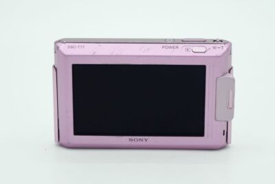 SONY DSC-T77 Pink Cyber Shot 4.0x Optical Zoom Digital Camera
