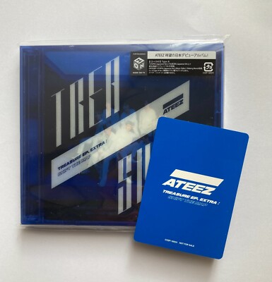 ATEEZ Treasure Ep.Extra Shift The Map Ver.A CD + Official Photo