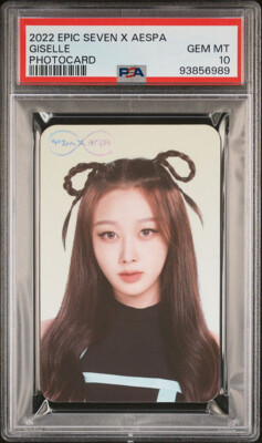 2022 EPIC SEVEN X AESPA GISELLE RARE GEM MINT PSA 10 | eBay