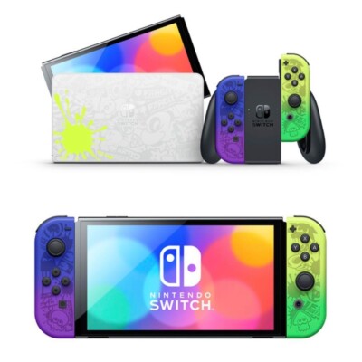 Nintendo Switch OLED Model Splatoon 3 Limited Edition Console NEW
