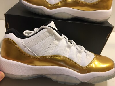 Air Jordan 11 XI Retro Low BG White Metallic Gold B-grade GS size