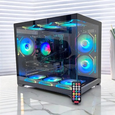 Gaming PC ARGB UP i7 Xeon E5 3.2GHz 16GB RAM 512GB SSD 1TB HDD GT