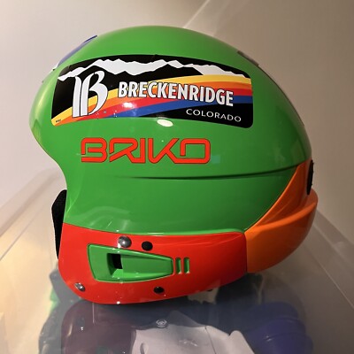 BRIKO Helmet Red Bull Size 56cm VULCANO - FIS 6.8 Super Rare | eBay