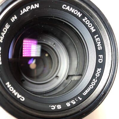 Exc+5】Canon Zoom Lens FD 100-200mm f/5.6 SC, FD mount, MF, Made
