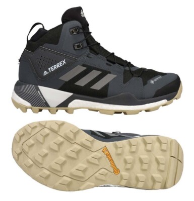 NEW Adidas Terrex Skychaser XT Mid GTX Women Shoes, Black/Silver