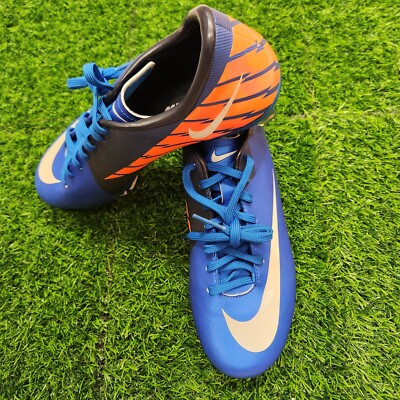 Nike Mercurial Victory II FG Men's Soccer Shoes Photo Blue-Orange