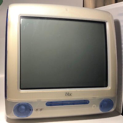 iMac M5521 Blueberry Blue Indigo Apple Macintosh G3 Computer