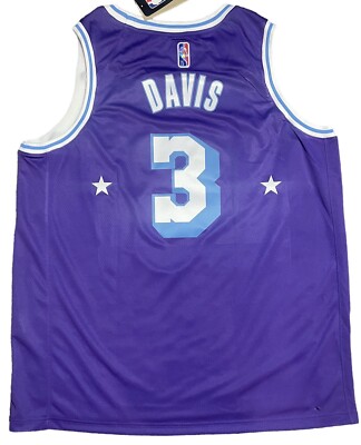 Nike Dynasty City Edition LA Lakers Jersey Davis #3 Medium sz. 56