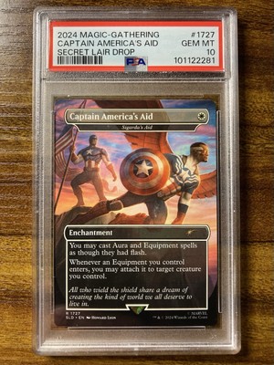 MTG✨CAPTAIN AMERICA'S AID (Sigarda's Aid)✨SLD X MARVEL Captain