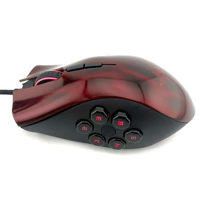 Razer Naga Hex Wraith Red Laser Gaming Mouse (RZ01-0075