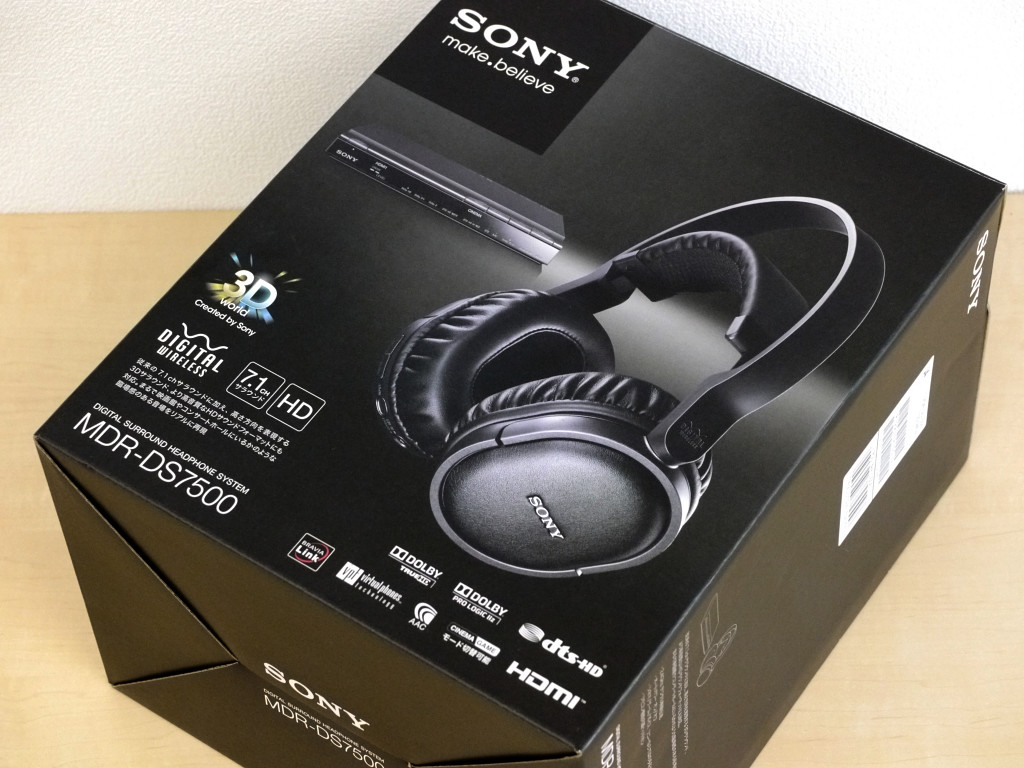 立体音響「7.1ch」を実現するサラウンドヘッドホン「MDR-DS7500」を