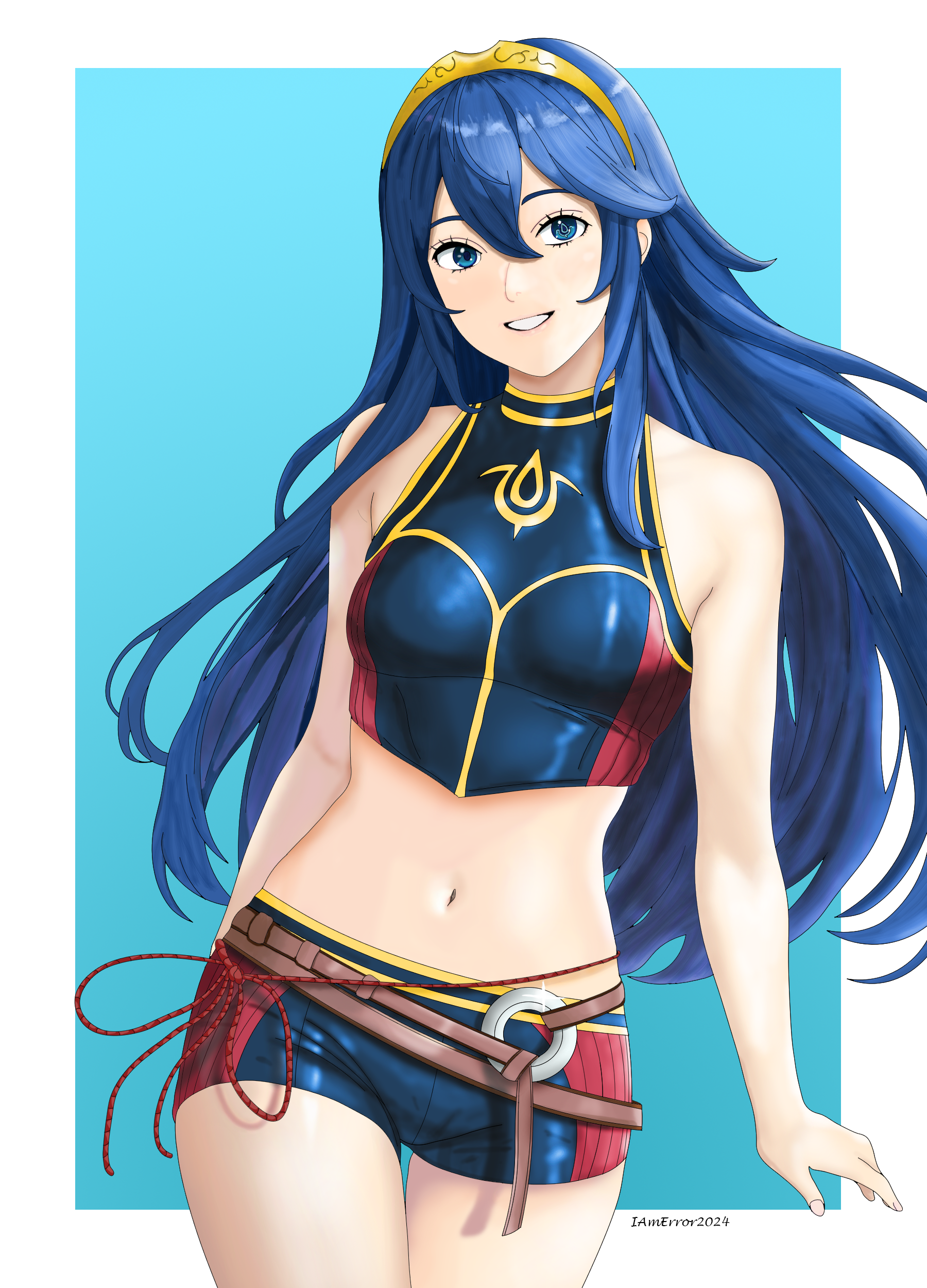 Cipher 水着ルキナ [OC] : r/fireemblem