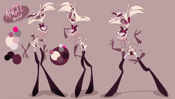 エンジェル・ダスト リファレンスシート (Vivziepop作) : r/HazbinHotel