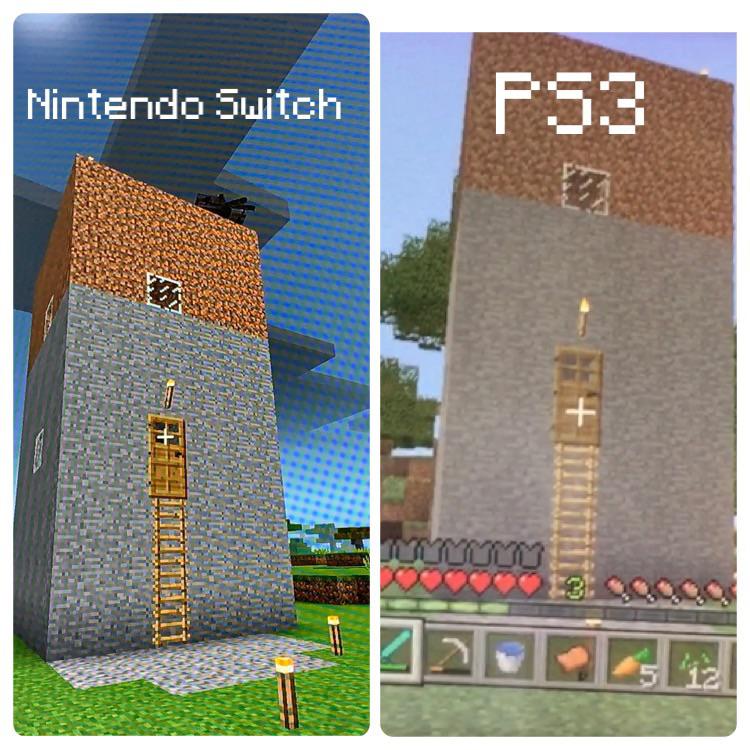 I recreated my corrupted ps3 house in my new nintendo switch world