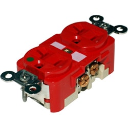 ヨドバシ.com - ハッベル 壁コンセント レッド 8300R 通販【全品無料配達】