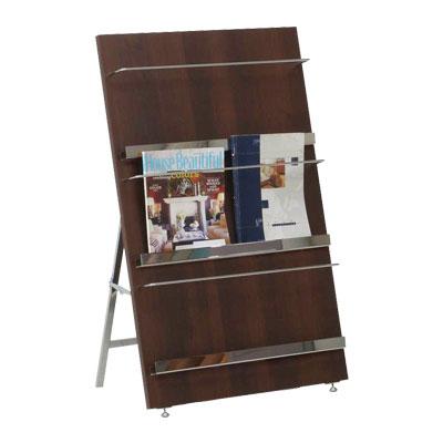 送料無料】 マガジンラック 3段ワイド ディスプレイラック 折りたたみ