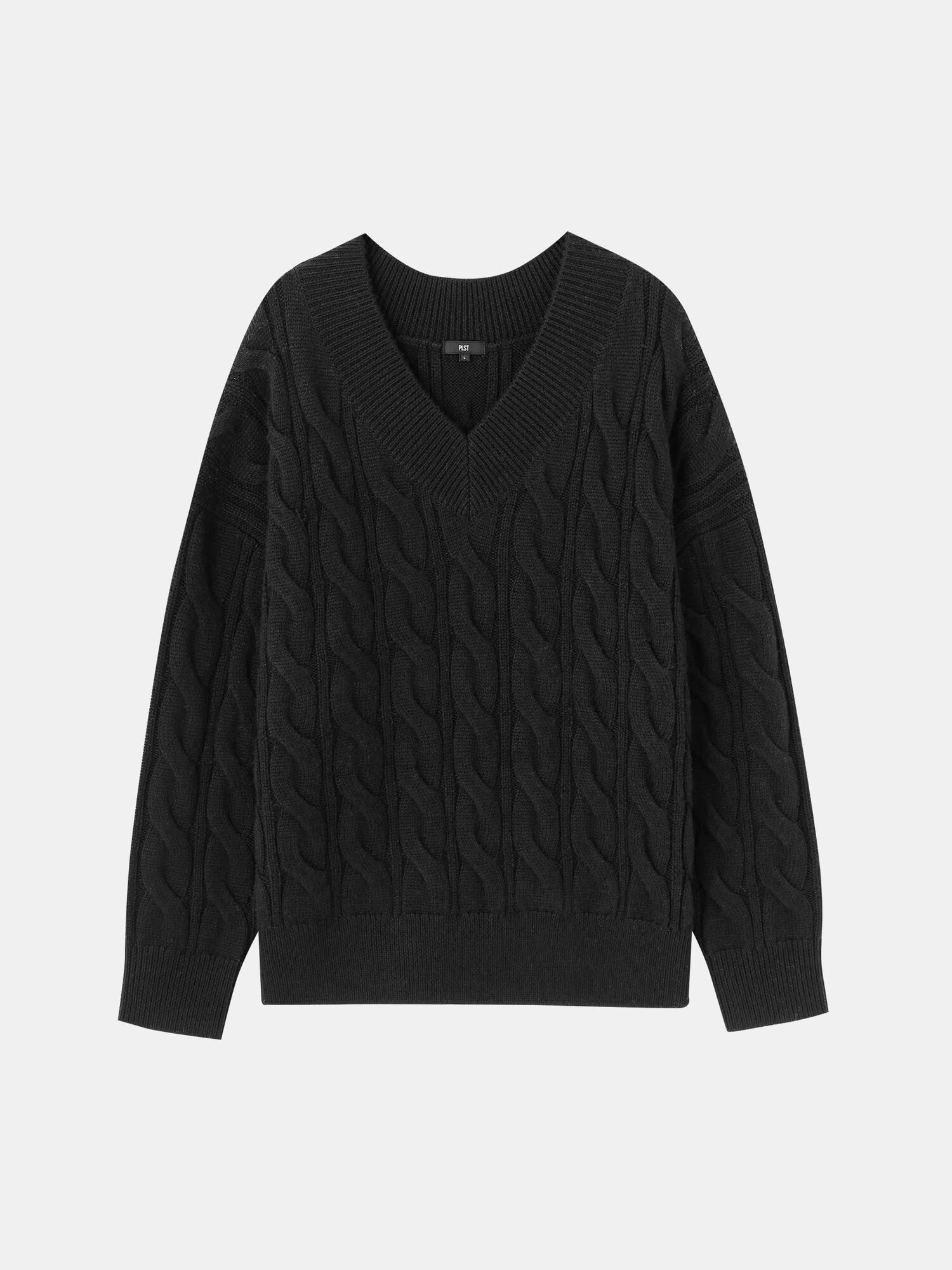 PLST(プラステ)公式 | ケーブルVネックセーター