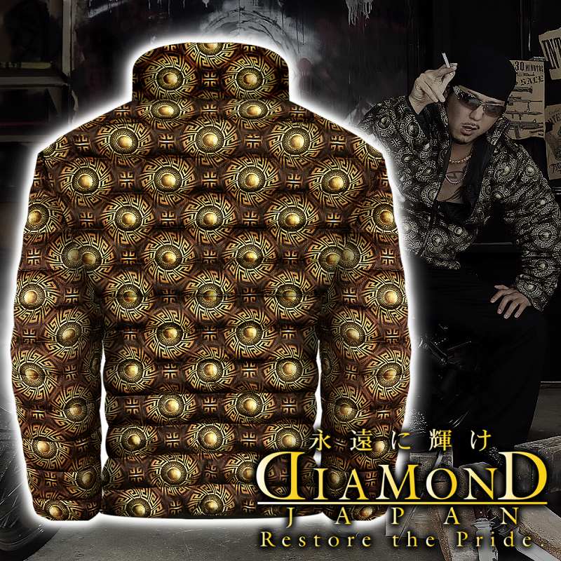 楽天市場】中綿ジャケット 服 DIAMOND JAPAN dj-180 グレカ模様