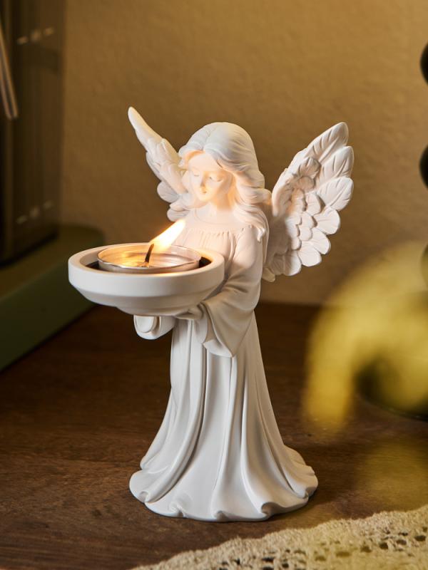 楽天市場】レトロ 天使の 燭台 豪華 ライト ニッチ 装飾 品 撮影