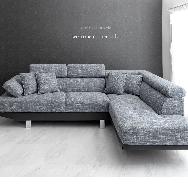 楽天市場】ラグジュアリーモダン ソファー 3人掛け カウチソファ