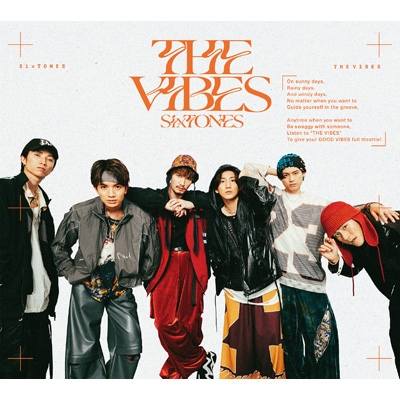 THE VIBES 【初回盤A】(+Blu-ray) : SixTONES | HMV&BOOKS online
