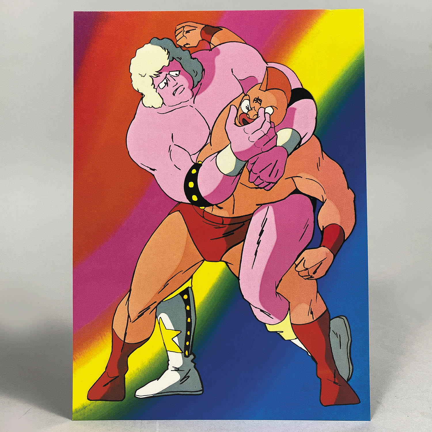 2513] キン肉マン 黄金のマスクシリーズ デラックスカード(赤) 50円20付