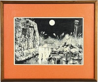 手塚治虫直筆カラーイラスト（線は印刷）「プライム・ローズ」